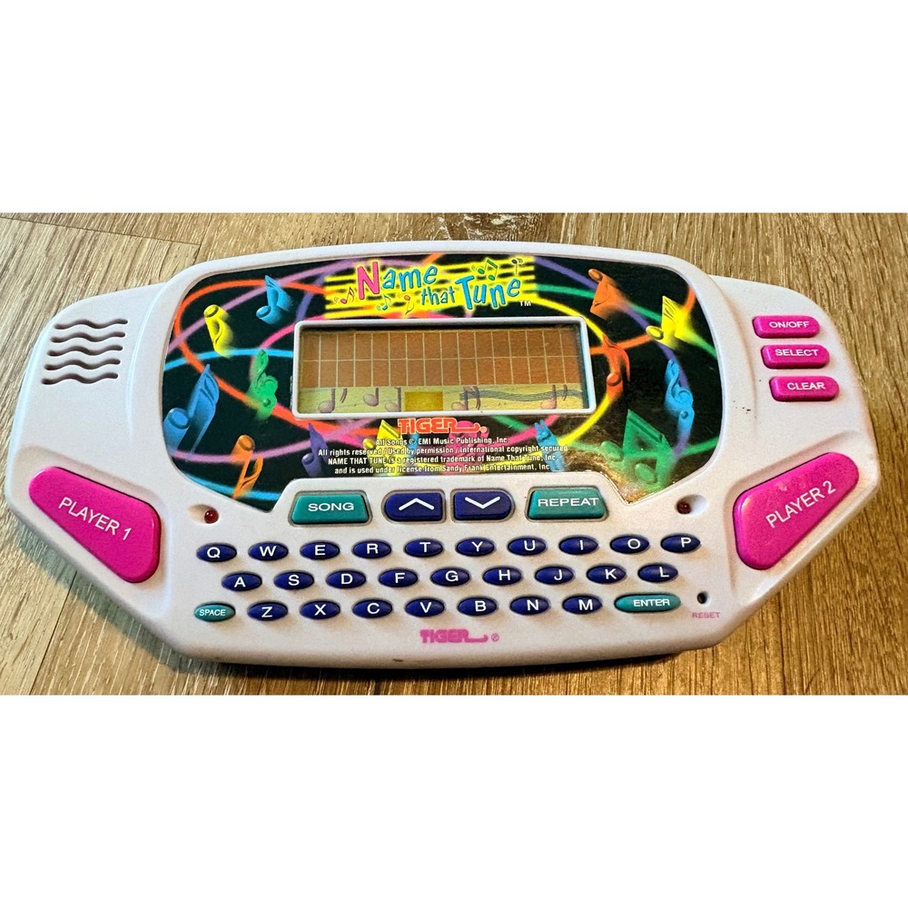 Vintage 1997 Tiger Electronics Name That Tune Handheld Game Country Western Hits